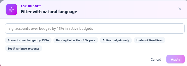 Ask the budget.